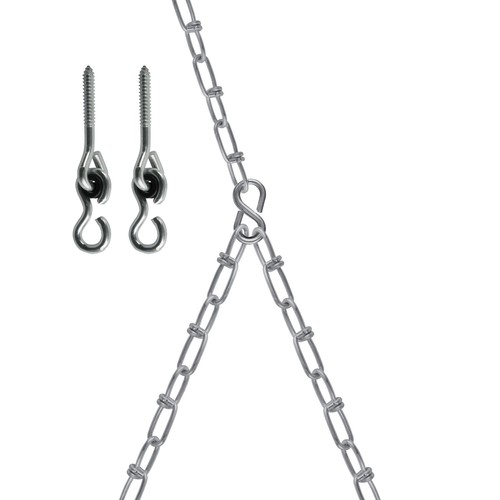 Assembled porch swing hanging - assembled,