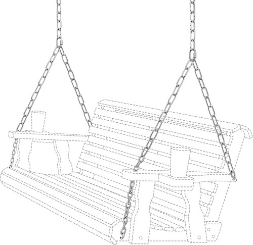 Porch swing hanging chain - porch,