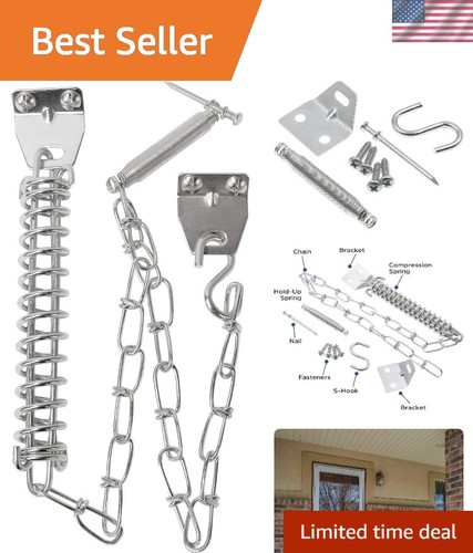 5026 steel storm door chain - k,