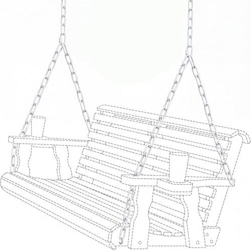 Porch swing hanging chain - porch,